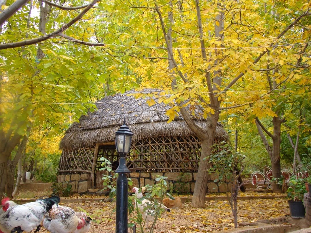 کلبه چوبی در پسکوهک شیراز