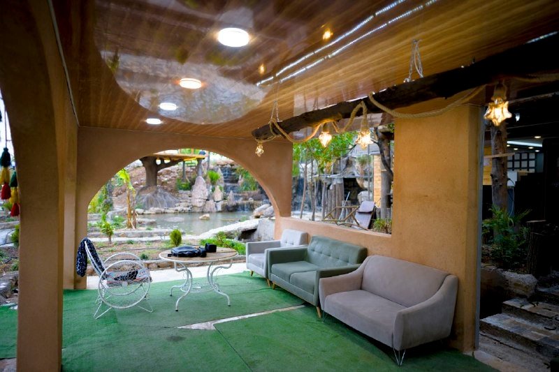 دهکده گردشگری شالیزار در بیضا شیراز - کلبه کاهگلی-5